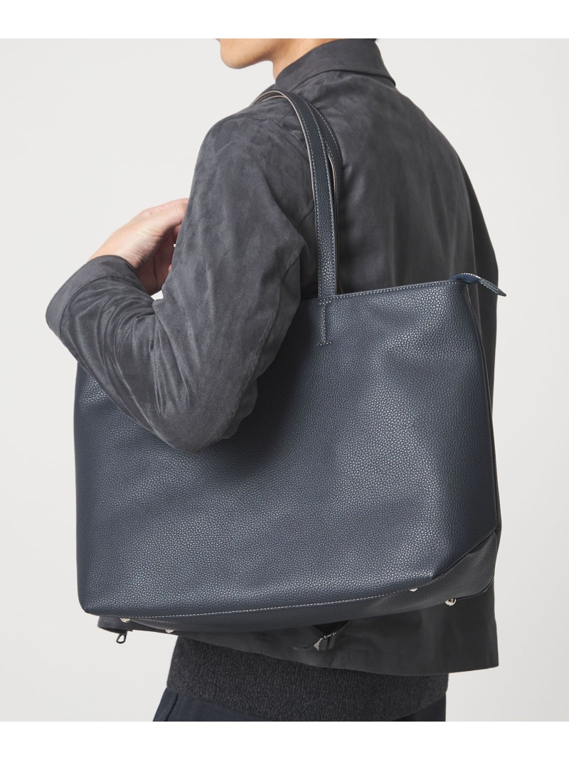 楽天市場】シボ レザーライク ジップ トート バッグ UNITED ARROWS