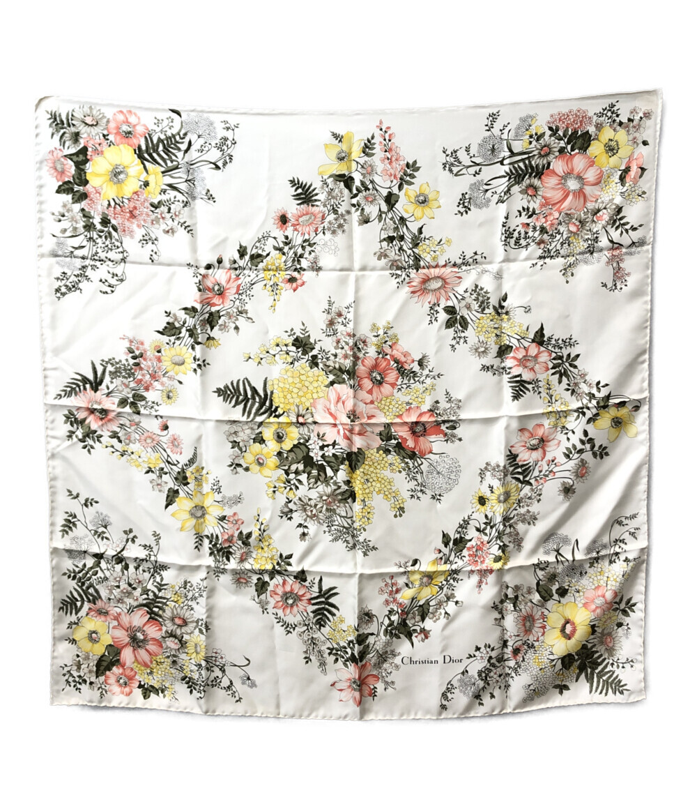 楽天市場】【中古】美品 クリスチャンディオール スカーフ シルク100