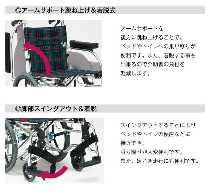 楽天市場】車椅子 折り畳み 【松永製作所 ARシリーズ AR-911S（介助型