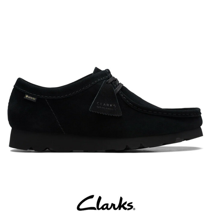 楽天市場】CLARKS (クラークス) ワラビー ゴアテックス （ブラック