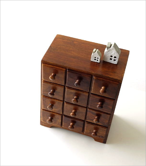 楽天市場】小物入れ 引き出し おしゃれ 天然木 収納ボックス ウッド