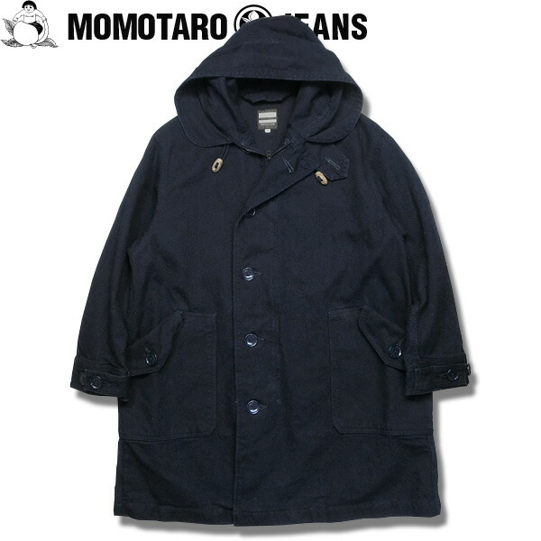 楽天市場】桃太郎ジーンズインディゴドビーモッズコートINDIGO DOBBY