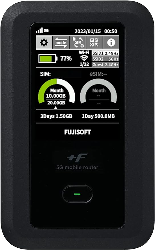 楽天市場】富士ソフト FS050W 新品 モバイル Wi-Fi ルーター 5G SIM
