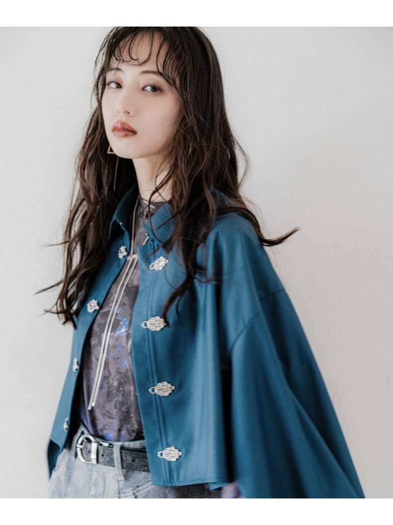 楽天市場】チャイナパーツシャツ HARE ハレ トップス シャツ・ブラウス