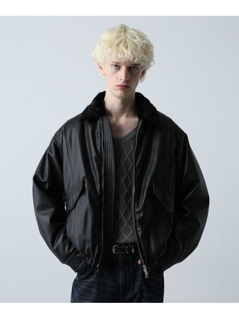 楽天市場】【SALE／34%OFF】エアサーマルエリファーレザーブルゾン