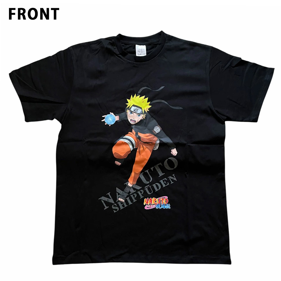 楽天市場】NARUTO ナルト疾風伝 Tシャツ 半袖 黒 大人 キッズ 男女兼用
