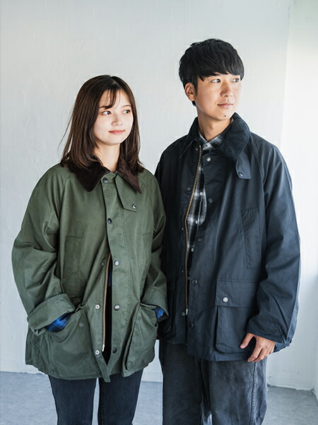 楽天市場】Barbour バブアー BEDALE ビデイル ピーチスキン ブルゾン