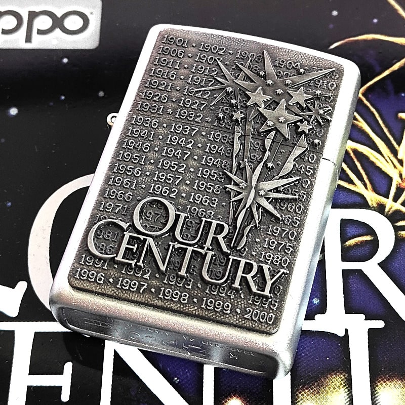 楽天市場】ZIPPO ライター 1999年製 世界限定15万個 OUR CENTURY