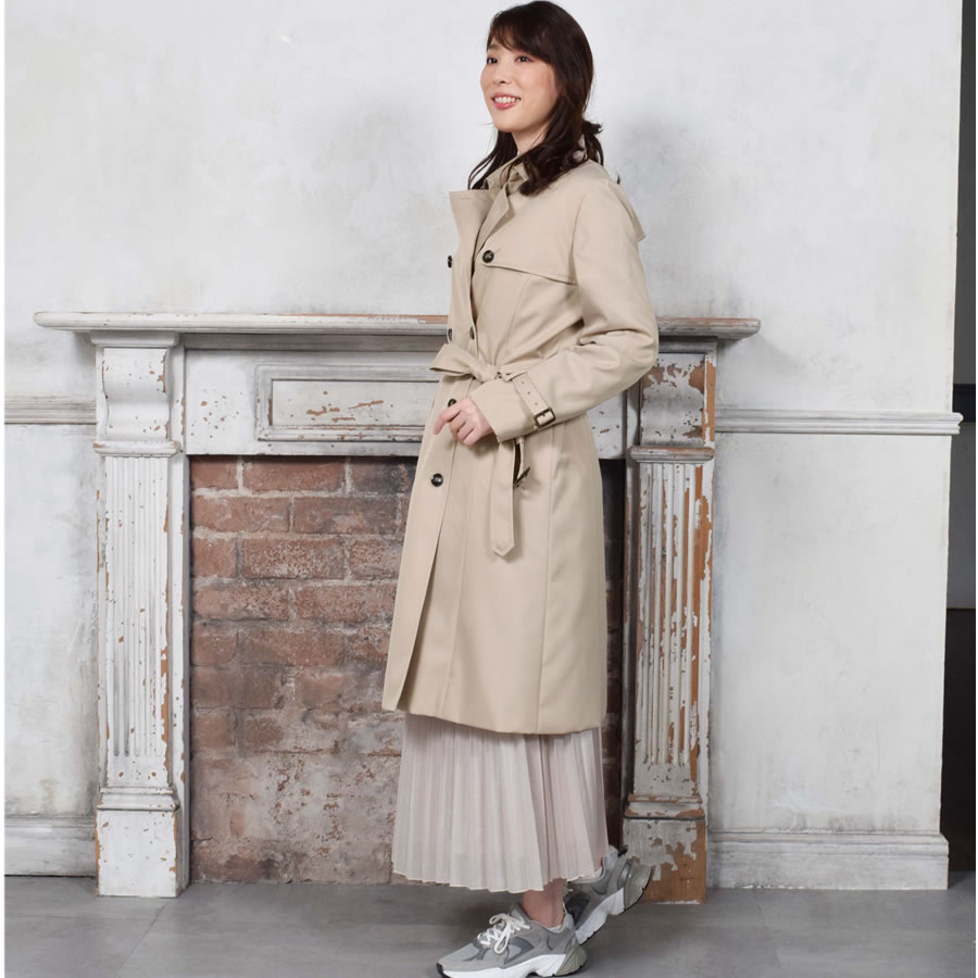 楽天市場】【10%OFFクーポン】トレンチコート [Merfirge] 蓄熱ライナー