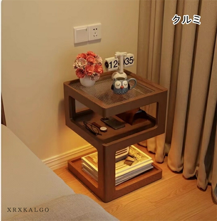 楽天市場】【スーパーSALE20%OFF】ベッドサイドテーブル ナイト