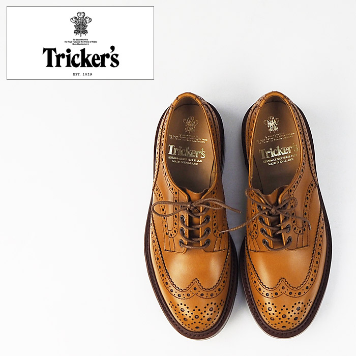 楽天市場】Tricker's トリッカーズ 革靴 ウイングチップシューズM7292