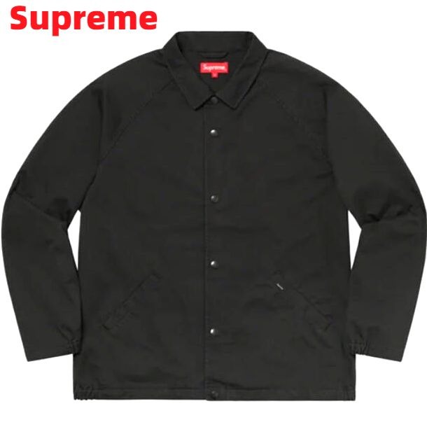 楽天市場】L【Supreme/ANTIHERO Snap Front Twill Jacket Black