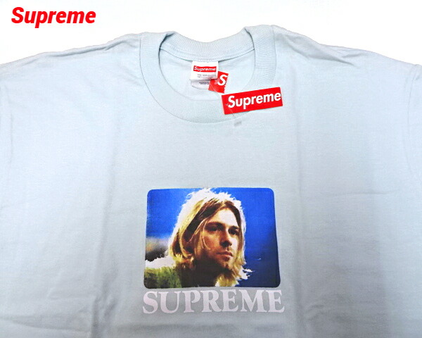 楽天市場】L【Supreme Kurt Cobain Tee Pale Blue シュプリーム カート