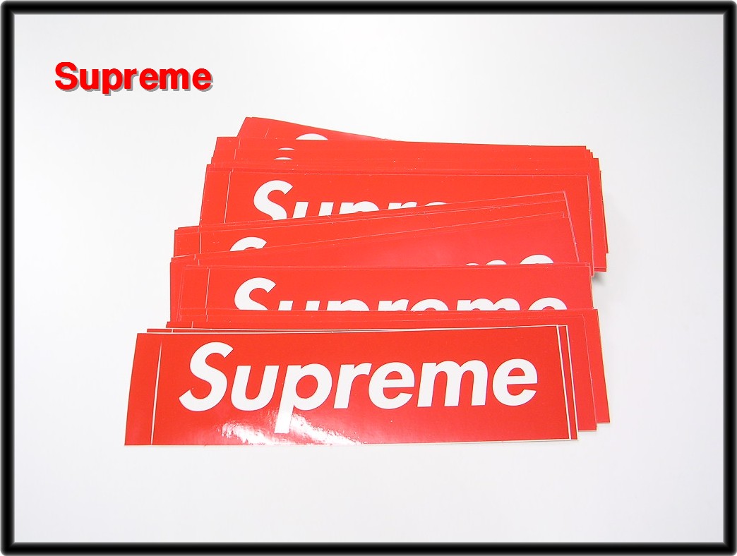 楽天市場】【Supreme BOX LOGO Sticker Red シュプリーム ステッカー