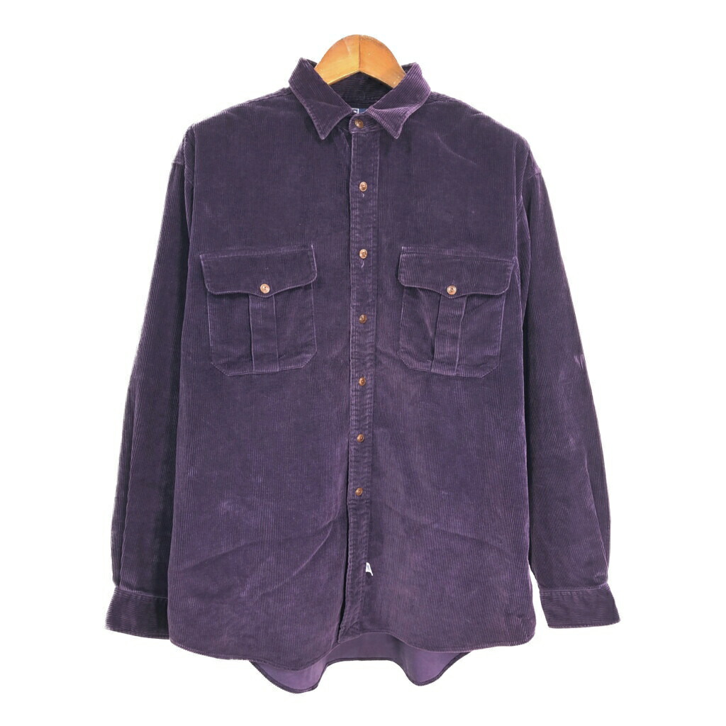 楽天市場】コーデュロイ シャツ パープルの通販