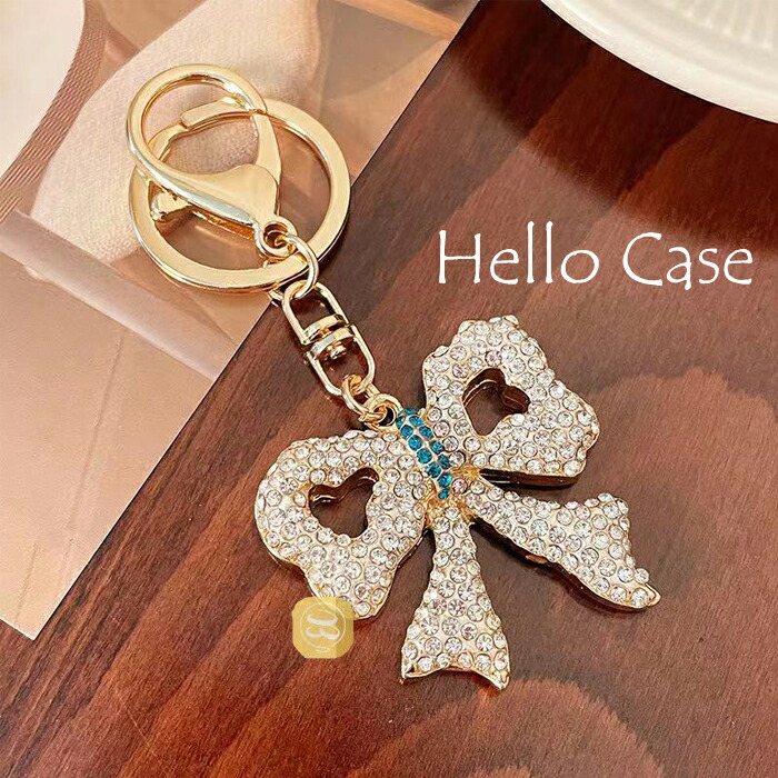 楽天市場】キラキラ バッグチャーム リボン型 レディース ライン