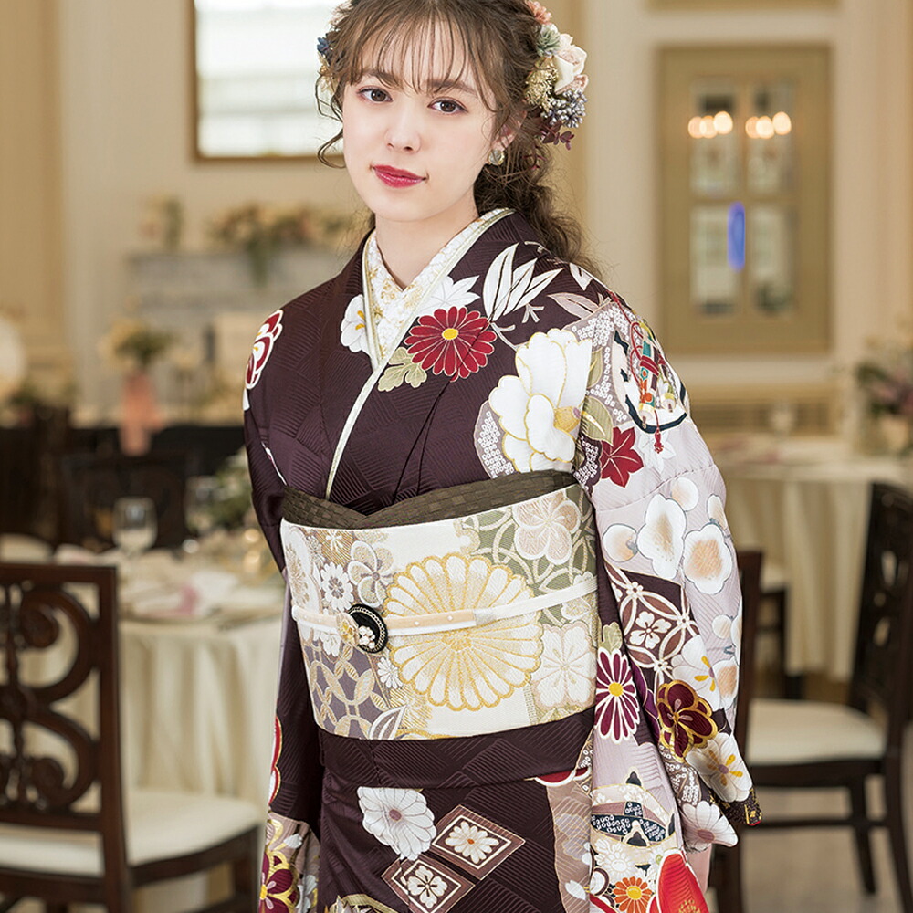 楽天市場】【レンタル】 お仕立付 京友禅 正絹 振袖 30点セット