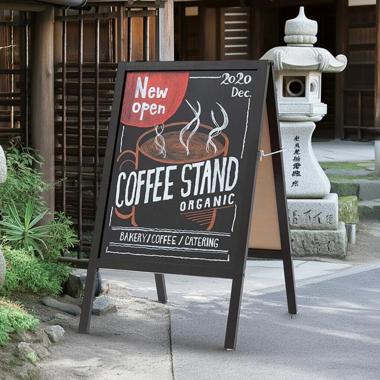 楽天市場】立て看板 標識 案内板 掲示板 黒板 メニューボード スタンド