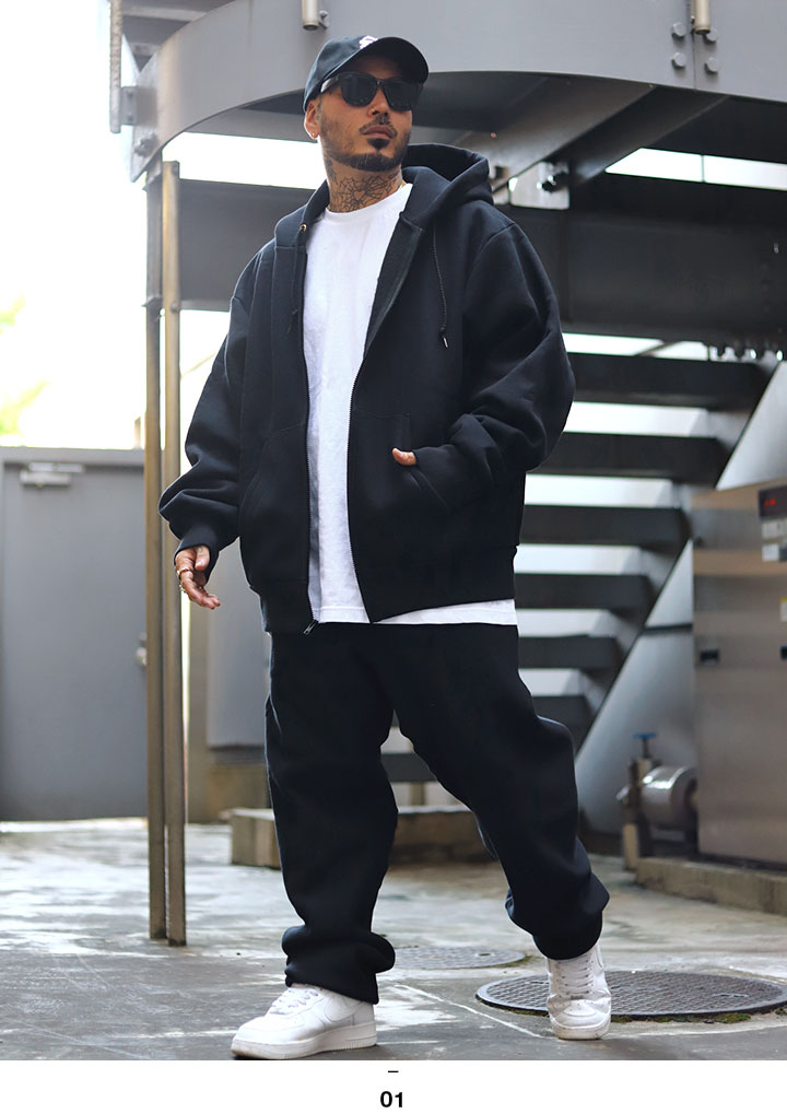 楽天市場】CAMBER 上下セット 長袖 ブランド メンズ 無地 春秋冬用 黒