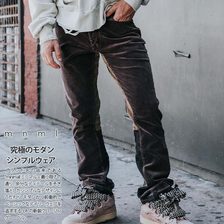 楽天市場】mnml コーデュロイ チノパン コーデュロイパンツ メンズ