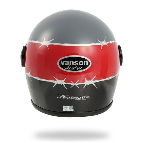 楽天市場】フルフェイスへルメット バイク VANSON コラボ レッド S～XL