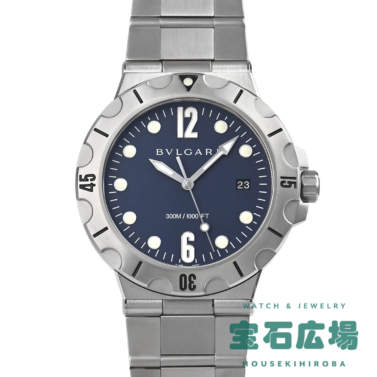 楽天市場】ブルガリ BVLGARI ディアゴノ スクーバ DP41C3SSSD(102586