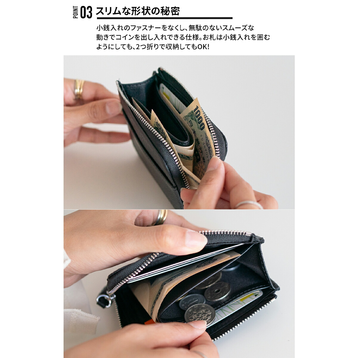 楽天市場】本革 ミニウォレット ミニ財布 2つ折り財布 レザー 牛革