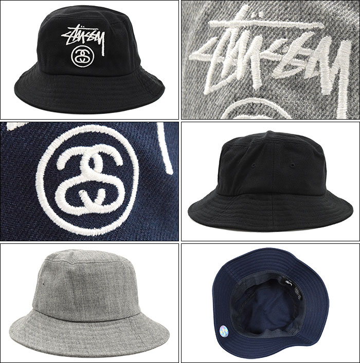 楽天市場】ステューシー STUSSY バケット ハット Acrylic Stock Lock