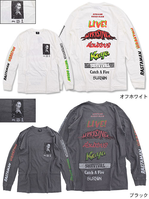 楽天市場】ステューシー STUSSY Tシャツ 長袖 メンズ Bob Marley