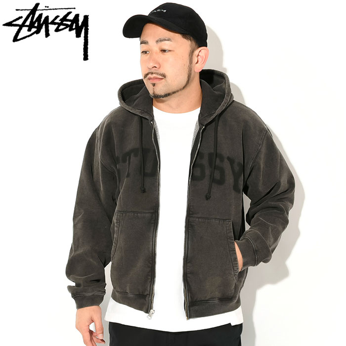 楽天市場】ステューシー STUSSY パーカー ジップアップ メンズ Faded