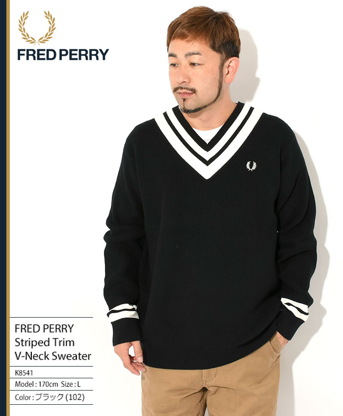 楽天市場】フレッドペリー FRED PERRY セーター メンズ ストライプド
