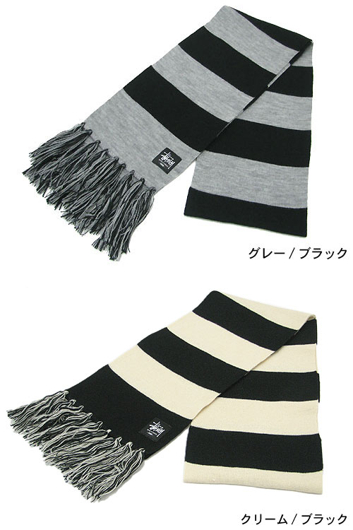 楽天市場】ステューシー STUSSY Stadium Stripe スカーフ(stussy scarf