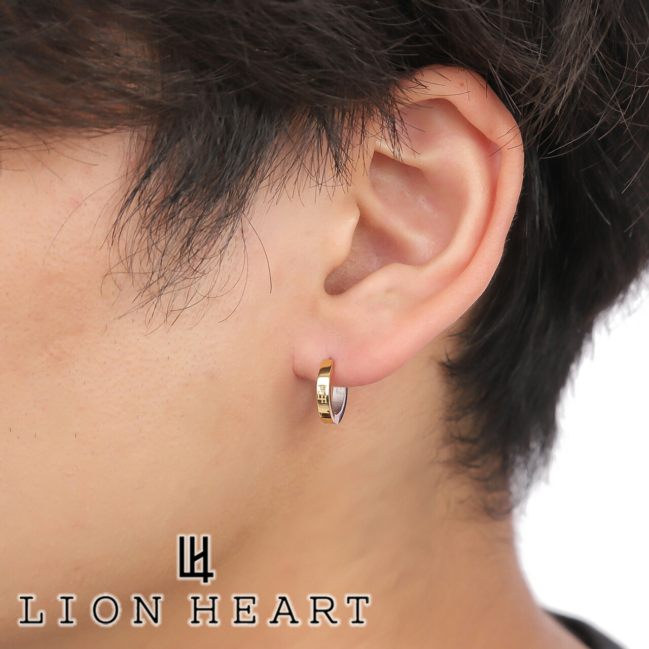 楽天市場】ライオンハート ピアス 両耳 2本セット メンズ 男性用
