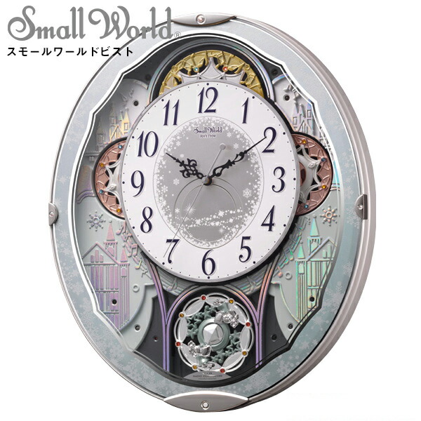 楽天市場】電波 時計 からくり メロディ スモールワールドビスト