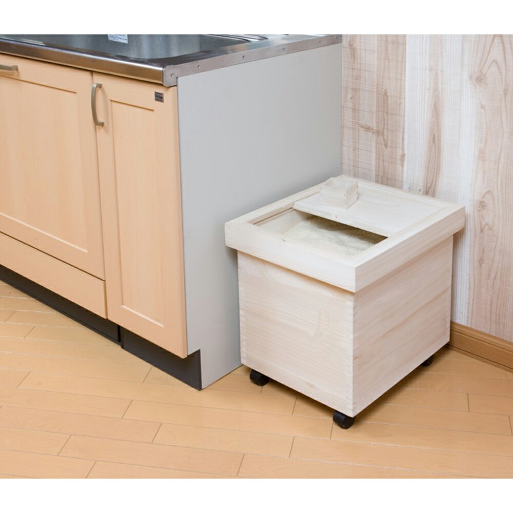 楽天市場】【◇P10倍】楽天ランキング1位 米びつ 桐 30kg 一合マス付き