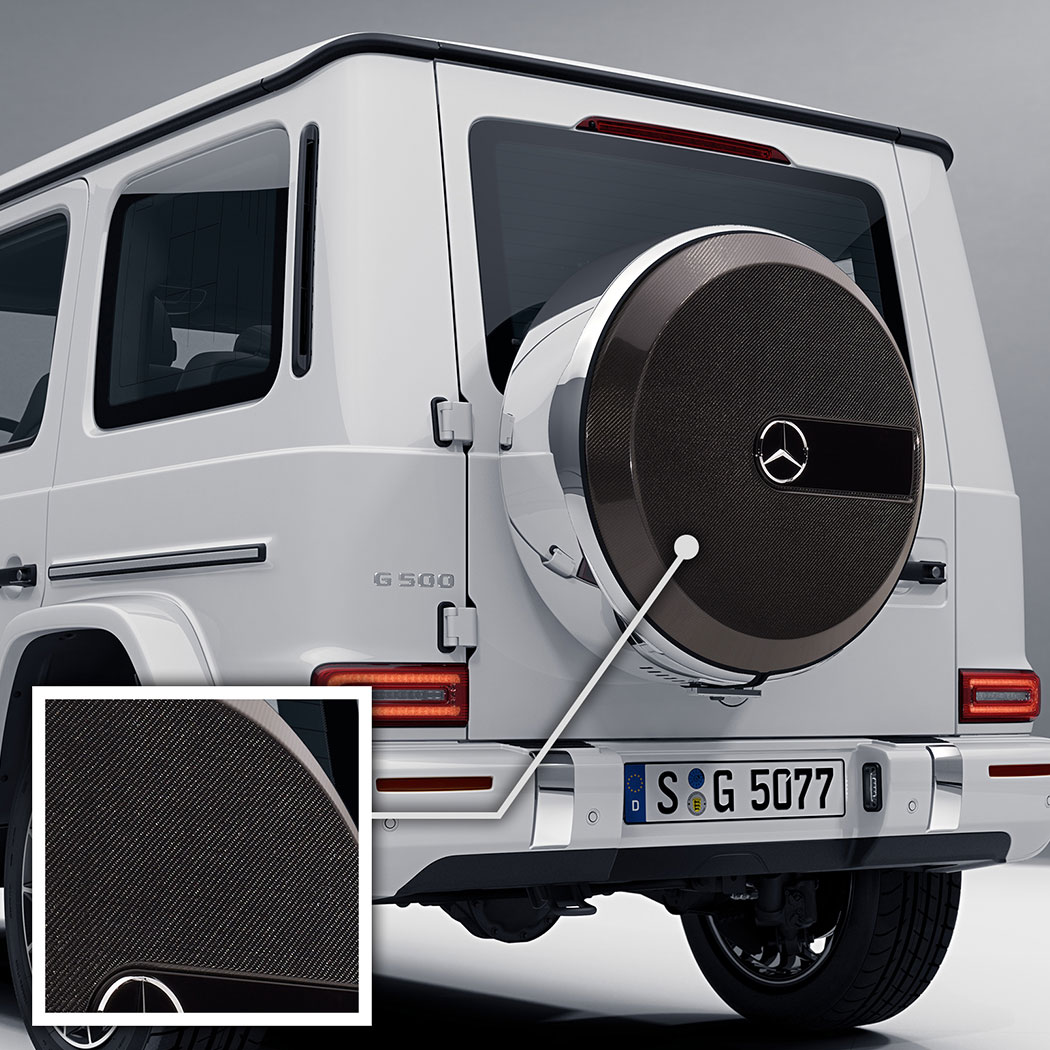 楽天市場】【 ベンツ 純正 】スペア タイヤ カバー カーボン製 Gクラス