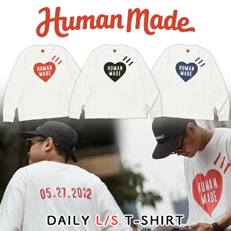 楽天市場】HUMAN MADE Tシャツ ヒューマンメイド DAILY L/S T-SHIRT