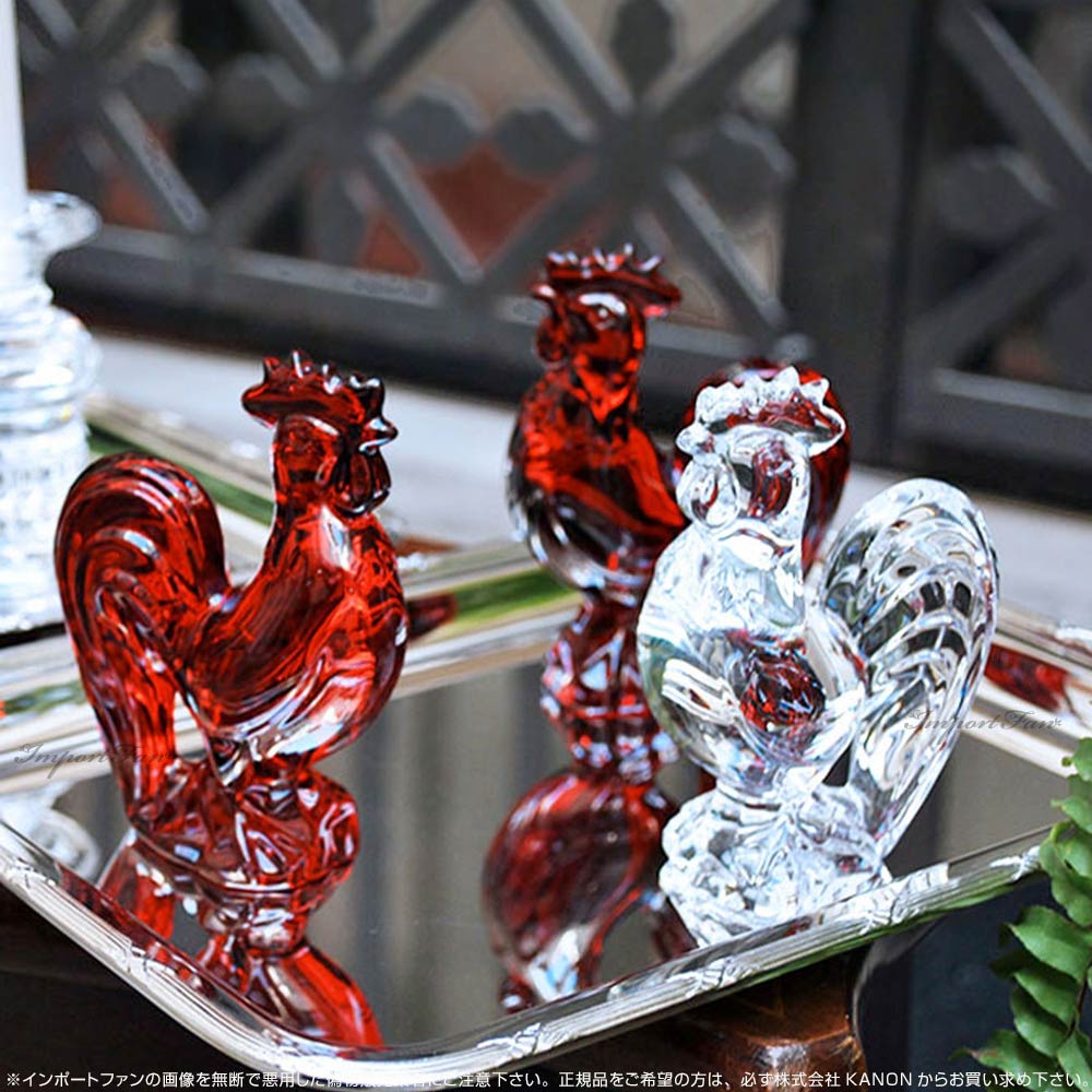 楽天市場】バカラ クリスタル 鳥 鶏 酉 干支 レッド 2810265 Baccarat