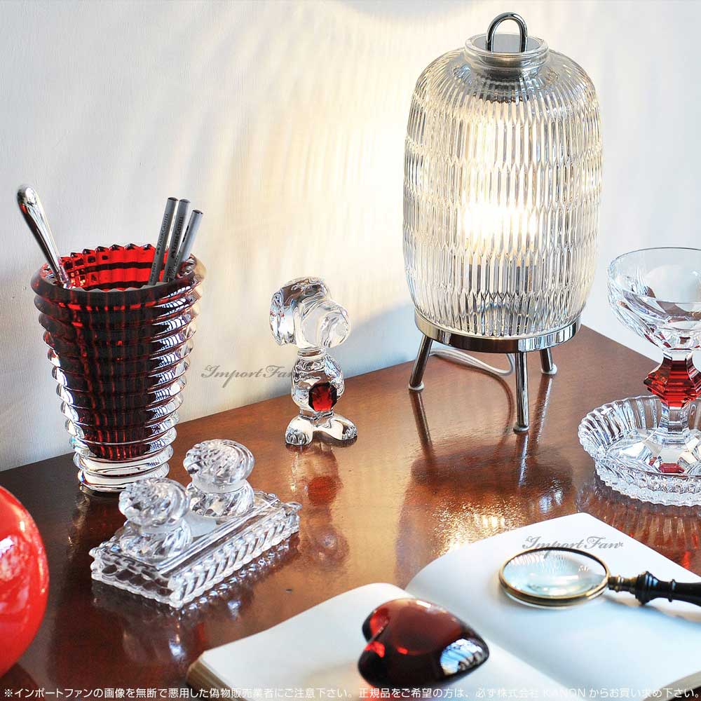 楽天市場】バカラ スヌーピー レッドオクトゴン クリア クリスタル