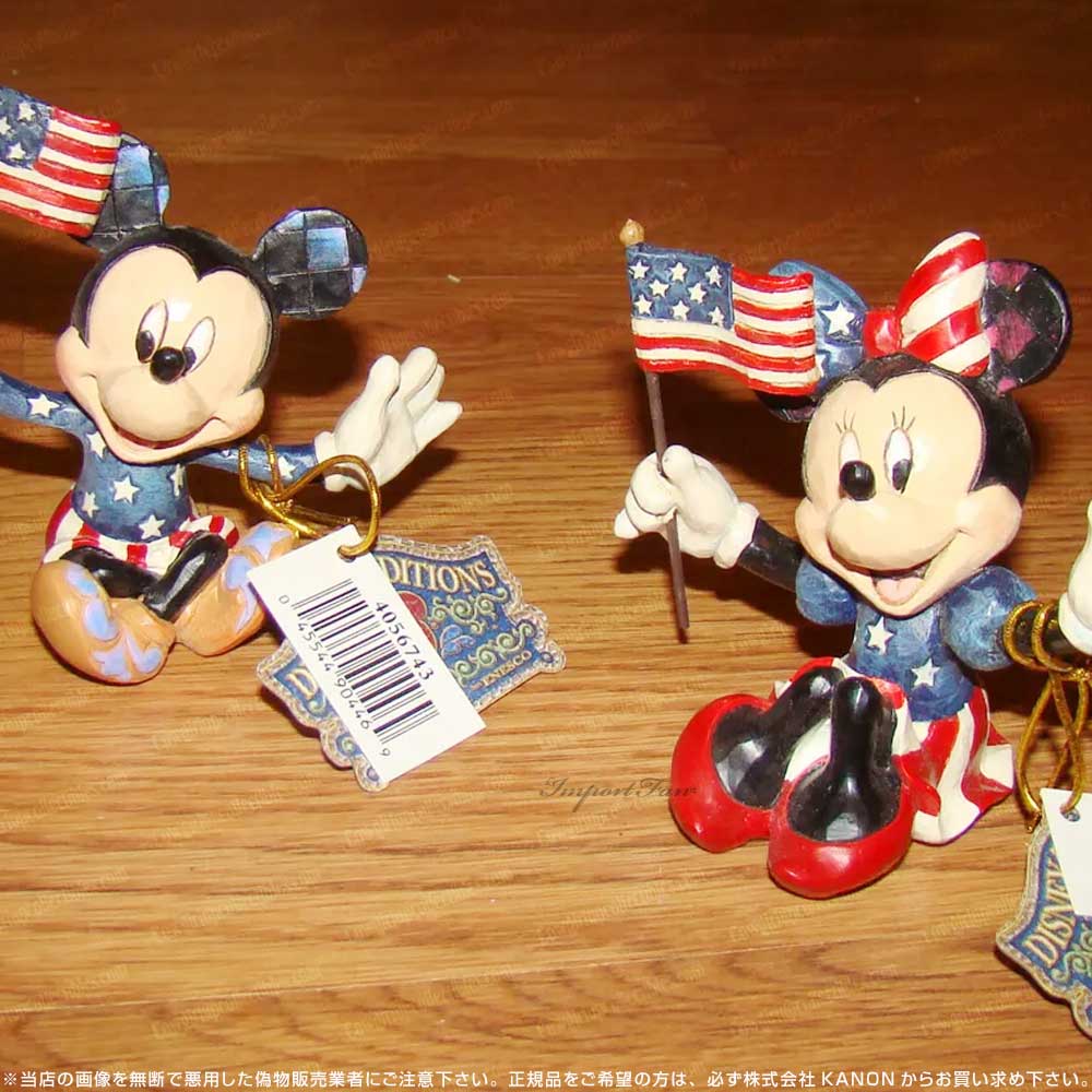 楽天市場】ジムショア ミニー アメリカンフラッグ ディズニー