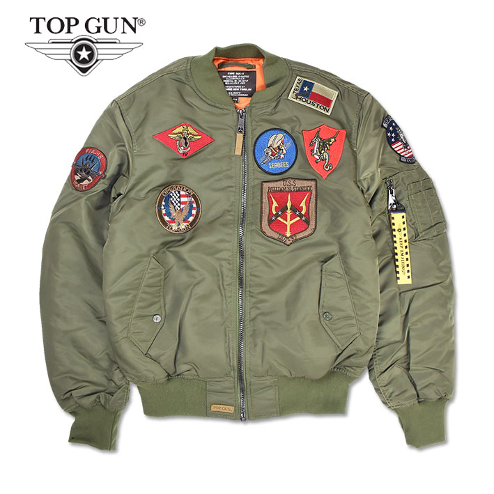 楽天市場】TOP GUN トップガン MA-1 ボンバージャケット ミリタリー
