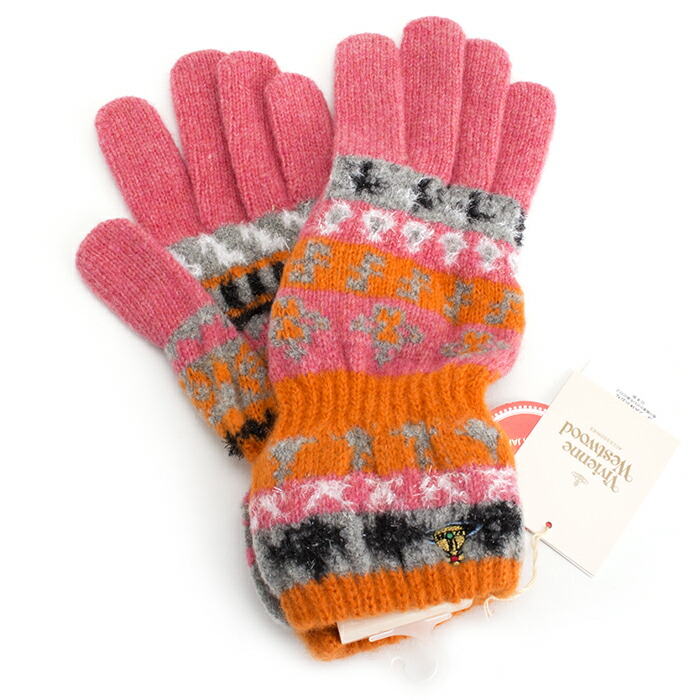 Vivienne Westwood リボン編み上げ手袋 21～22cmレディース 楽天市場