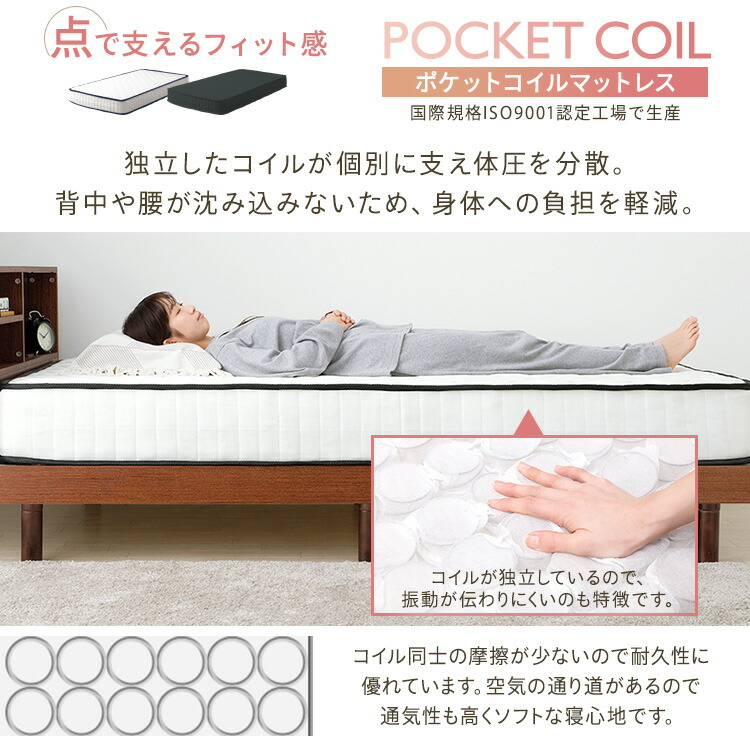 楽天市場】すのこベッド 選べるマットレス ベッド マットレスセット