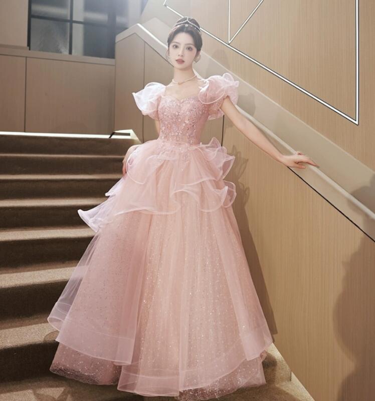 楽天市場】ピンク カラードレス パーティードレス 結婚式 二次会