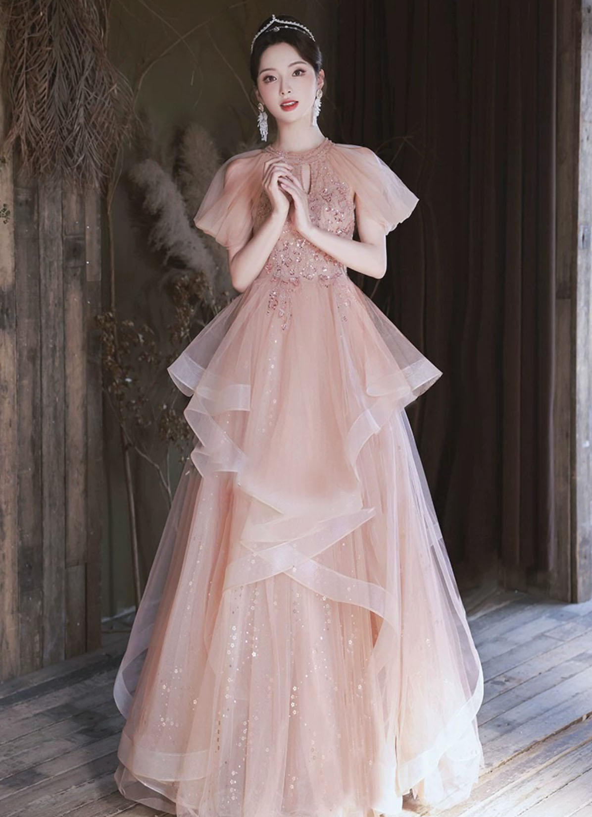 楽天市場】ロング丈 パーティードレス 2色 ロング丈 マキシ丈 カラー