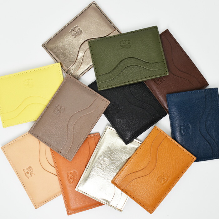 楽天市場】IL BISONTE イルビゾンテ レザーカードケース SCC050 全11色