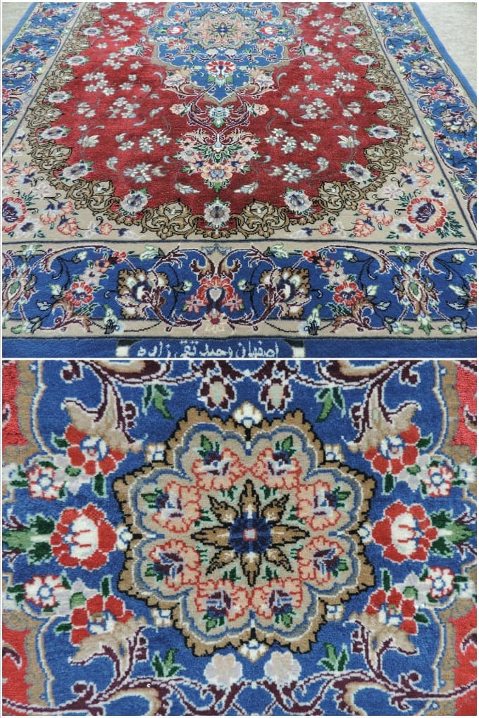 楽天市場】ペルシャ絨毯 カーペット シルク＆コルク 手織り高級