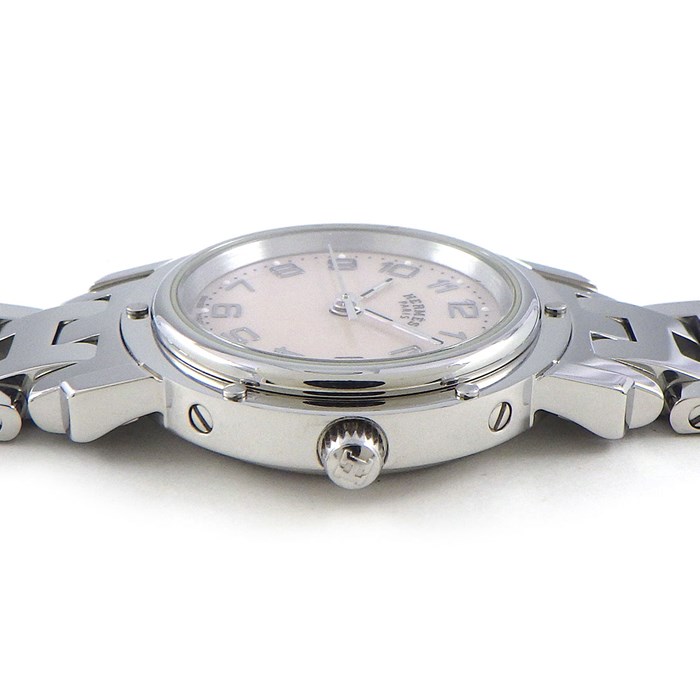 楽天市場】エルメス HERMES 腕時計 クリッパー CL4.210 ピンクシェル