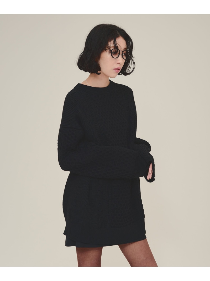 楽天市場】【SALE／60%OFF】5G Big Cable Pullover eL ジーナシス