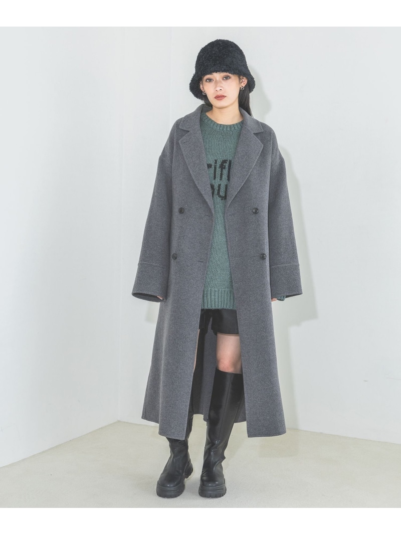 楽天市場】【SALE／60%OFF】Wチェスターウールリバーロングコート